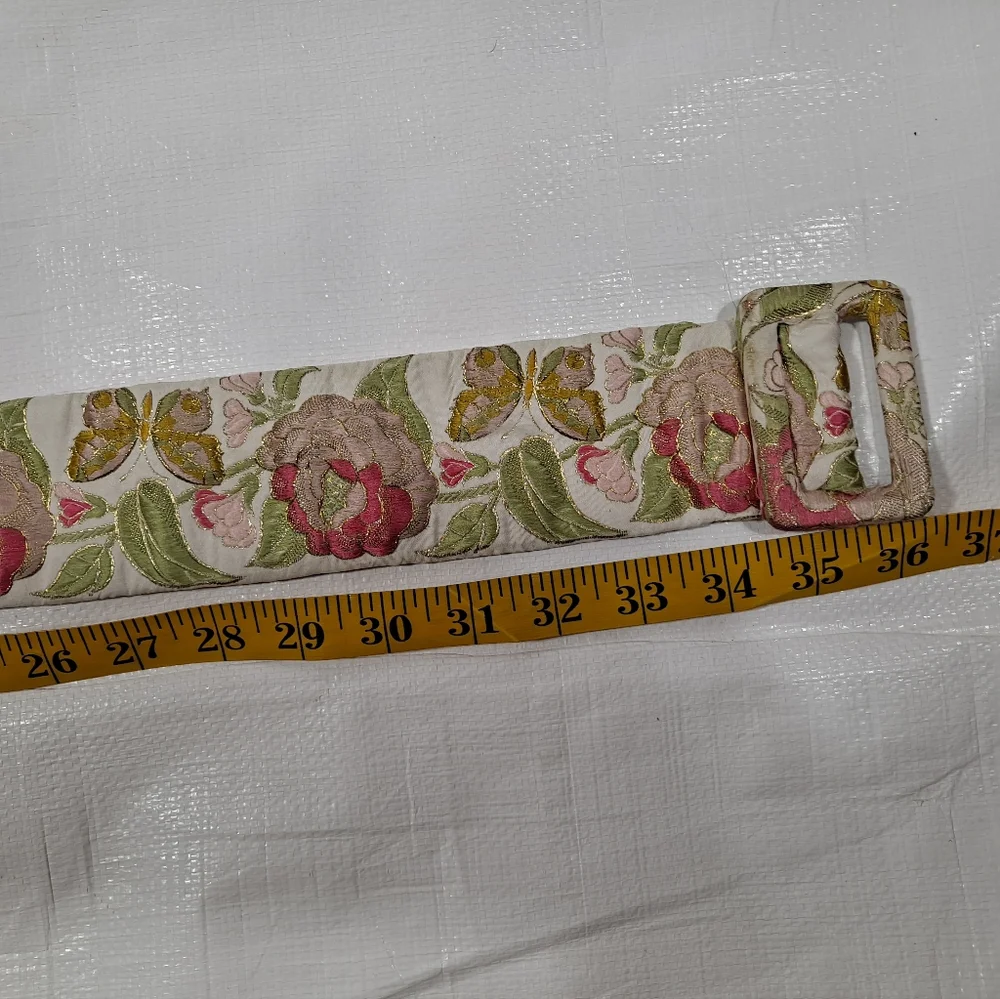 Vintage Silk Fabric Belt